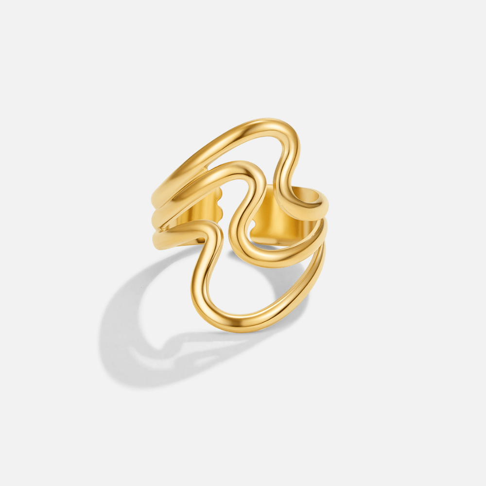 Evelyn Golden Wrap Ring