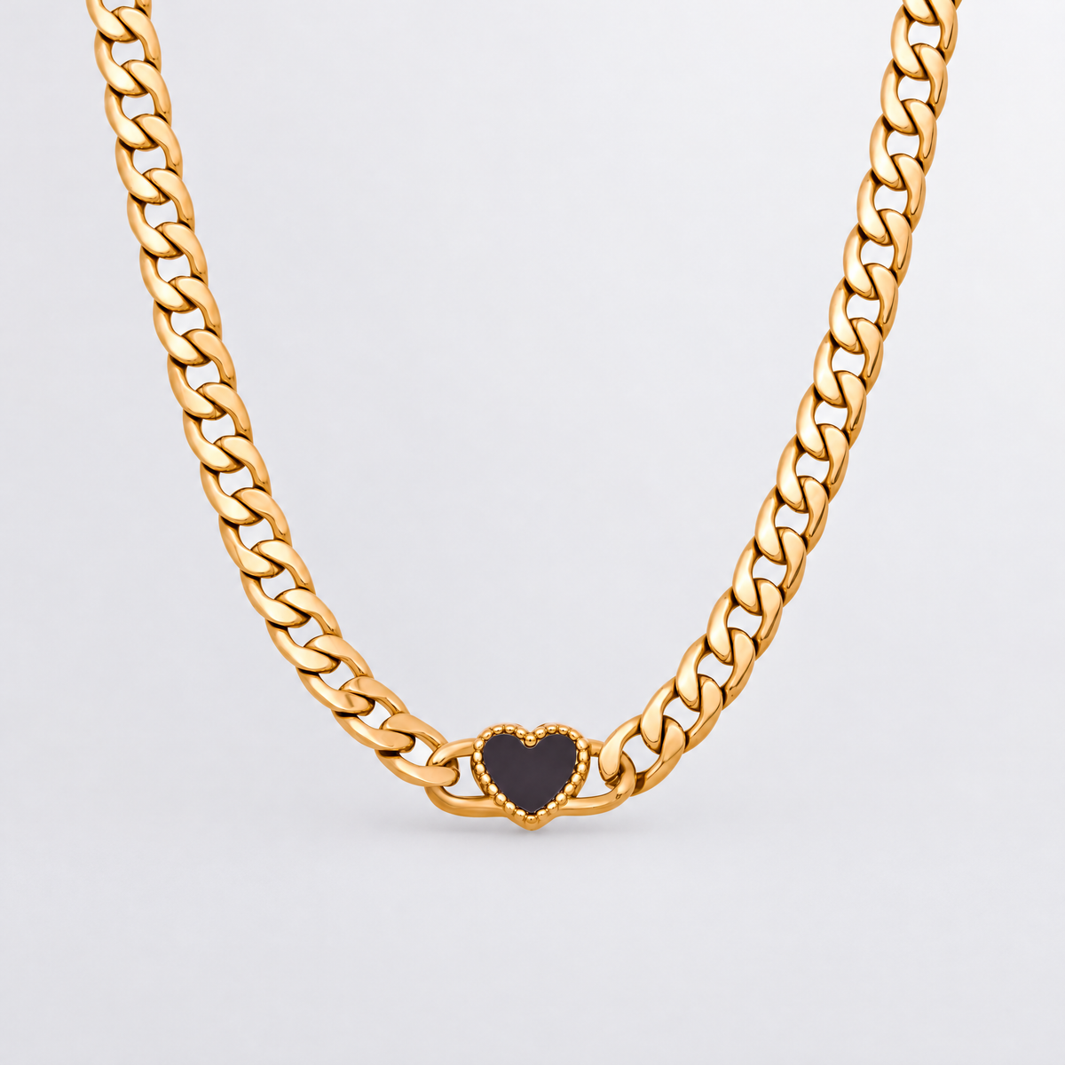 Eloise Heart Chain Necklace