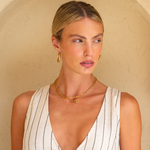 Interlocking Links Necklace — detail