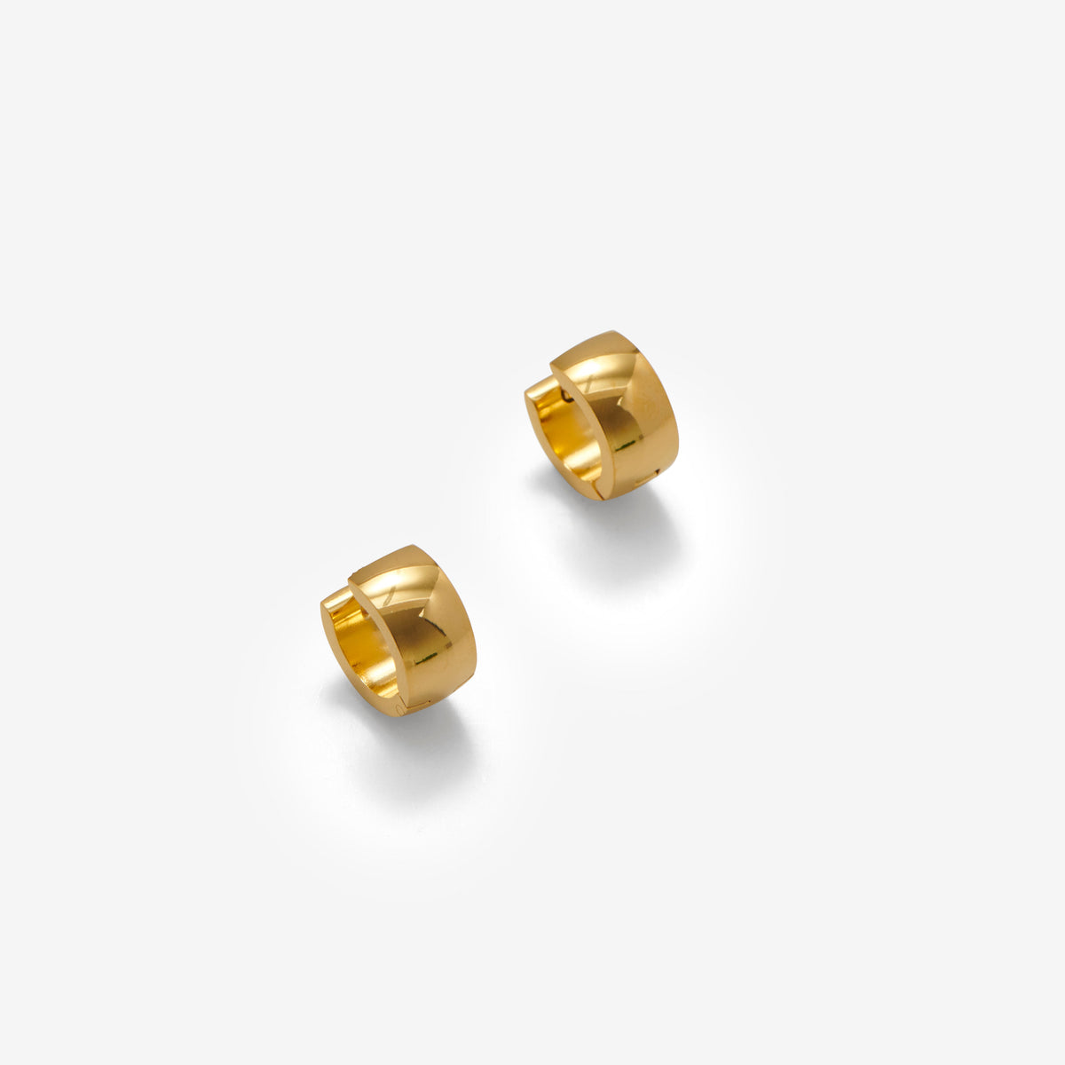 Mini Hoop Earrings — front view