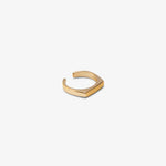 Open Signet Adjustable Ring — front view
