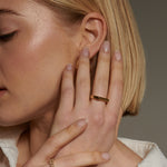 Open Signet Adjustable Ring — detail 1