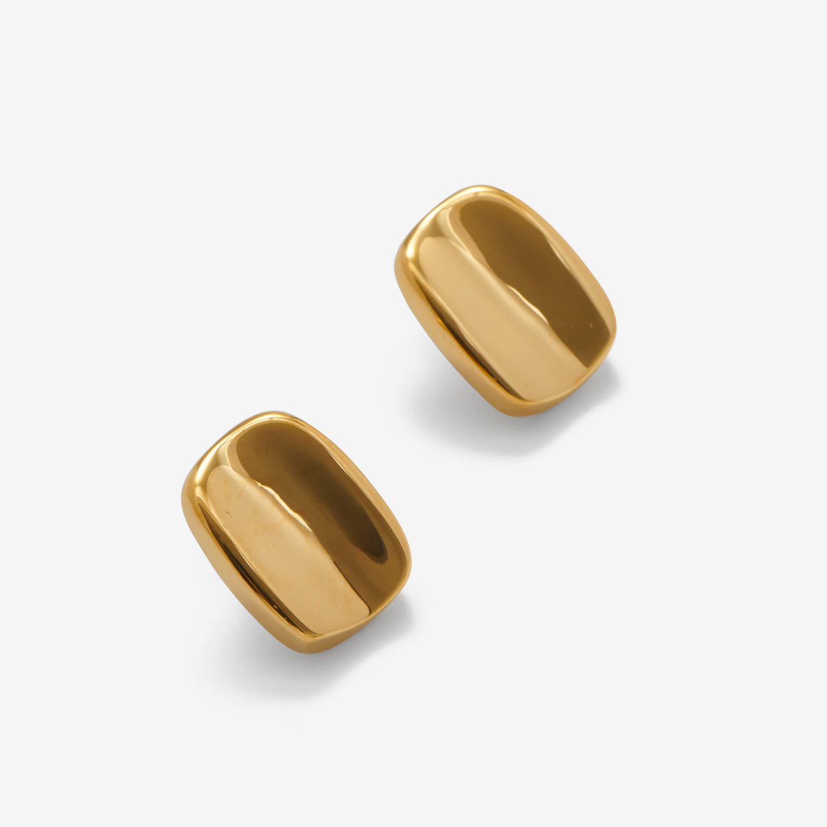 Soft Square Earrings — front view