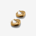 Triangle Hoop Earrings — detail
