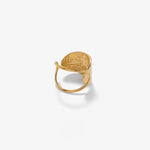 Crescent Adjustable Ring — front view