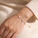 Heart Chain Bracelet — detail 1