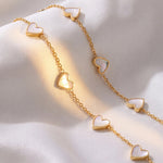 Heart Chain Bracelet — detail 2