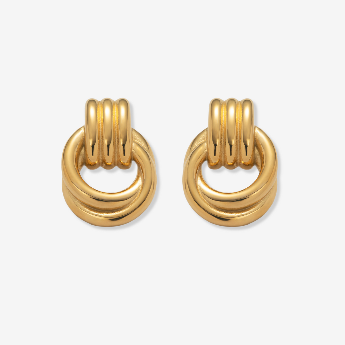 Intertwined Earrings — front view