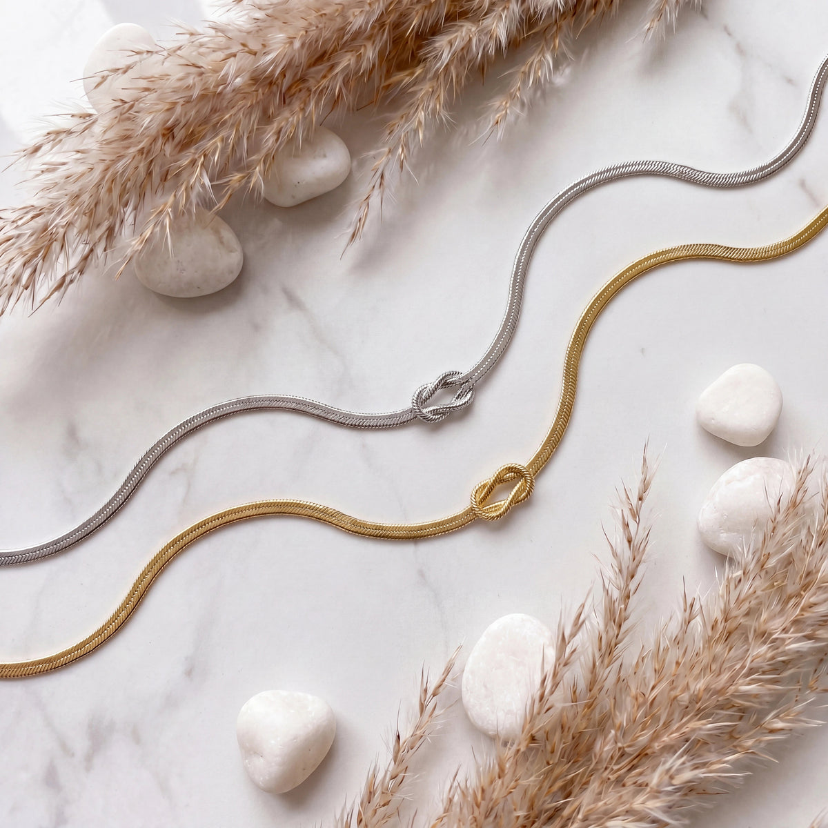 Knot Necklace — front view