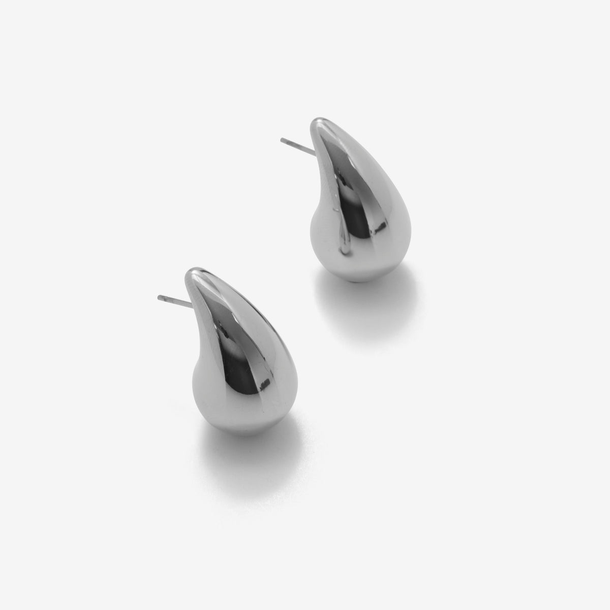 Polished Drop Earrings — front view