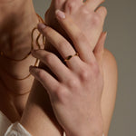 Sculpted Wave Adjustable Ring — detail 1