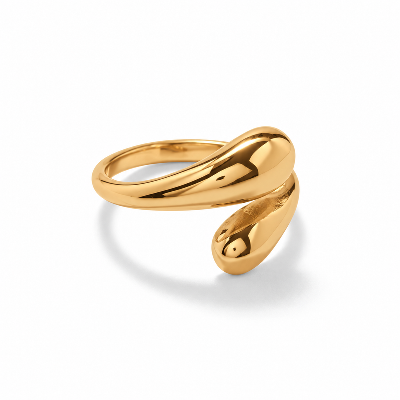 Bague goutte ajustable