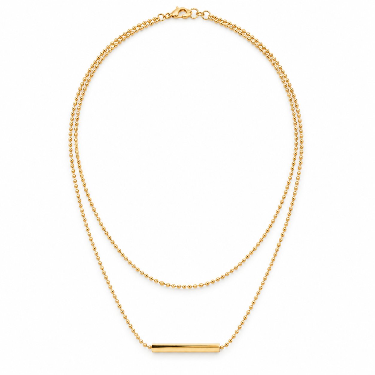 elle bar necklace studio — campaign product photograph