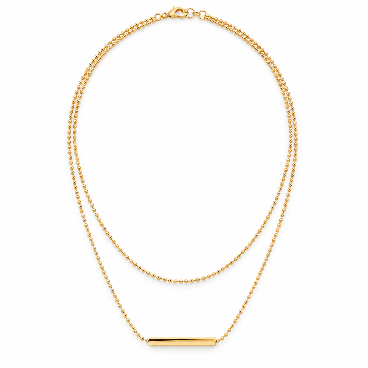 elle bar necklace studio — campaign product photograph