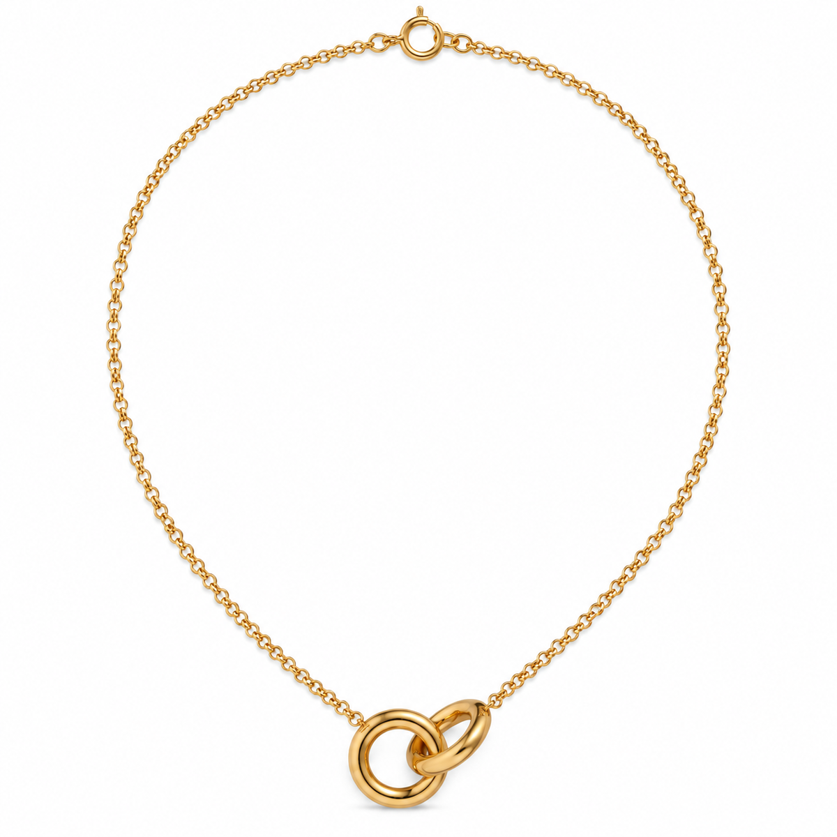 elle linked necklace studio — campaign product photograph