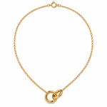 elle linked necklace studio — campaign product photograph