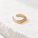 elle signet ring reverse — campaign product photograph