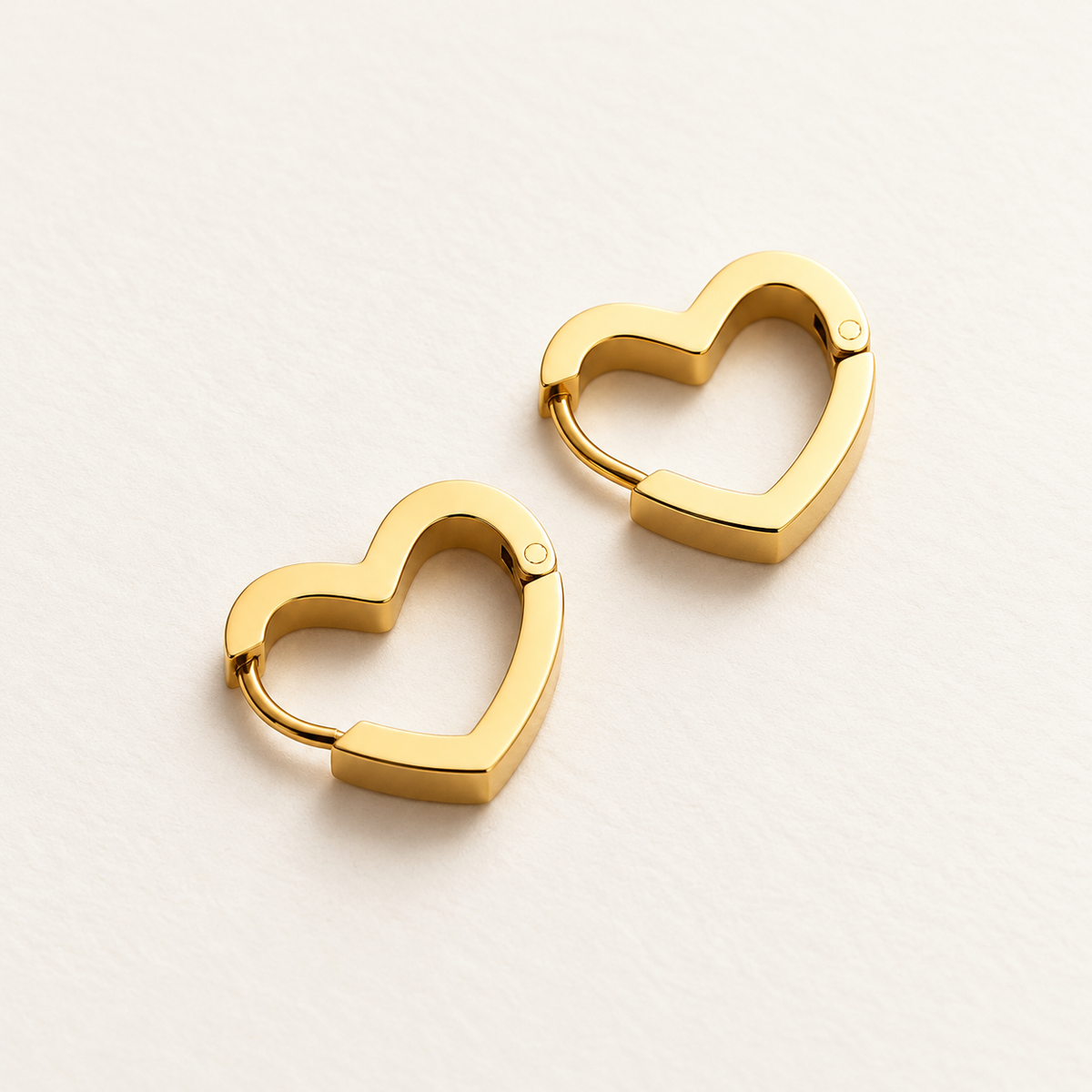 lia heart hoops macro — campaign product photograph