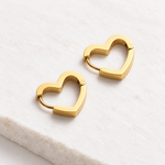 lia heart hoops reverse — campaign product photograph