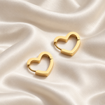 lia heart hoops satin — campaign product photograph