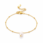 nora pearl bracelet studio — edited campaign photograph