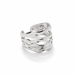 onde organic ring studio silver — campaign product photograph
