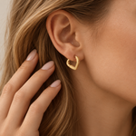 lia heart hoops — editorial photograph, exact catalogue design