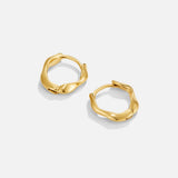 Octavia Twisting Hoop Earrings
