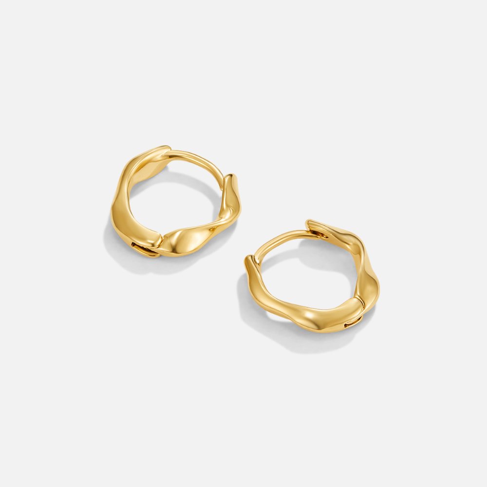 Octavia Twisting Hoop Earrings
