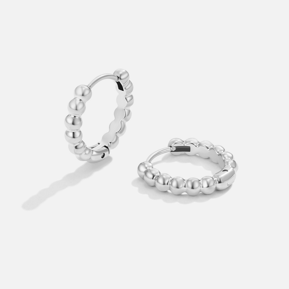 Willa Bead Hoop Earrings