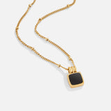 Tabitha Black Pendant Necklace