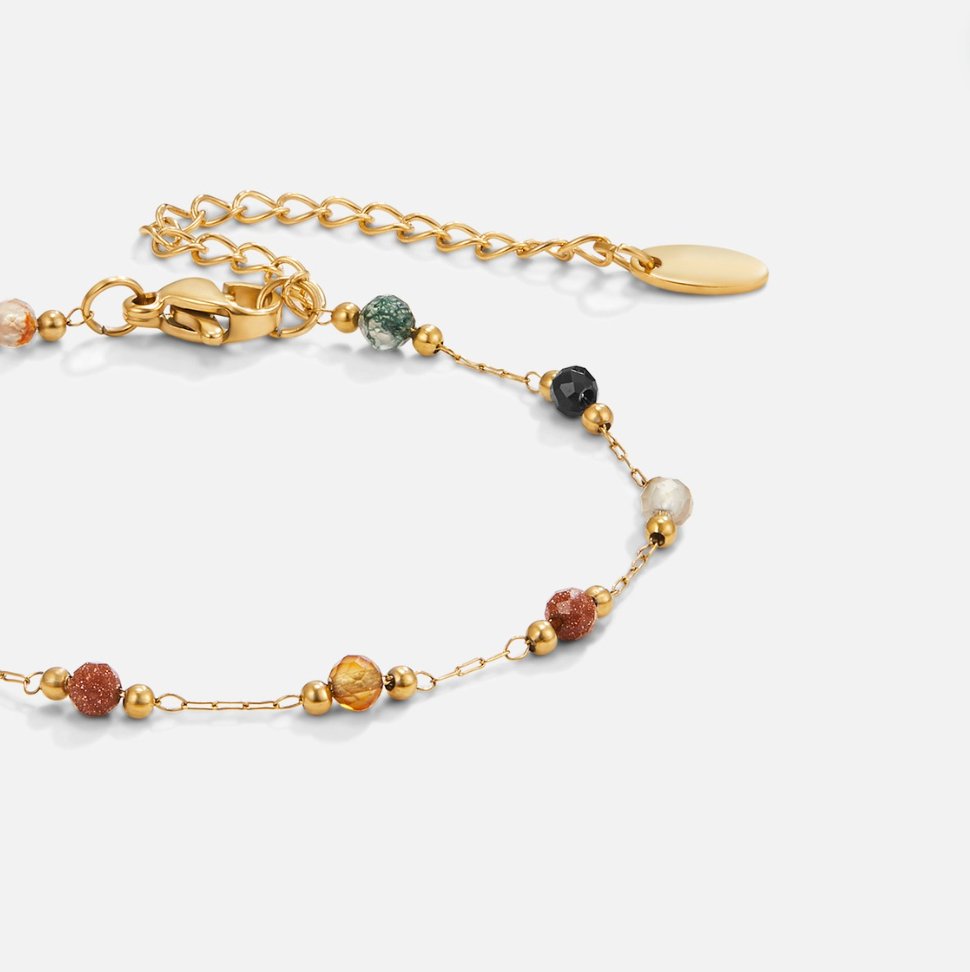 Juliet Beaded Stone Bracelet