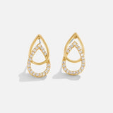 Vanessa Teardrop Link Earrings