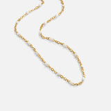 Tessa White Beaded Necklace