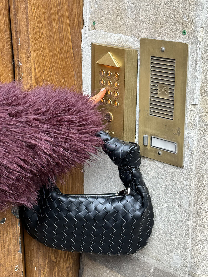 Alina | Woven Mini Shoulder Bag