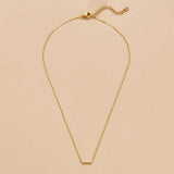 Willa Sparkling Bar Necklace — product photograph 1