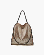 Skyla | Borsa tote in morbida similpelle con tracolla a catena