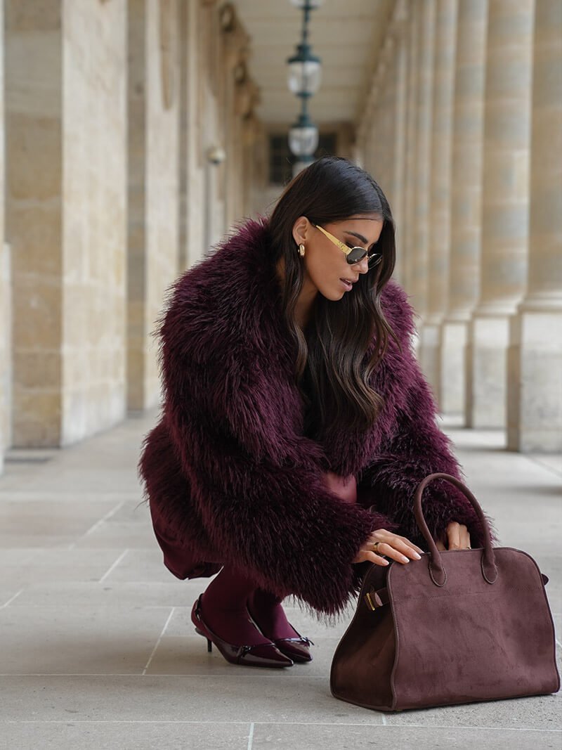 Henna | Grand sac cabas en daim