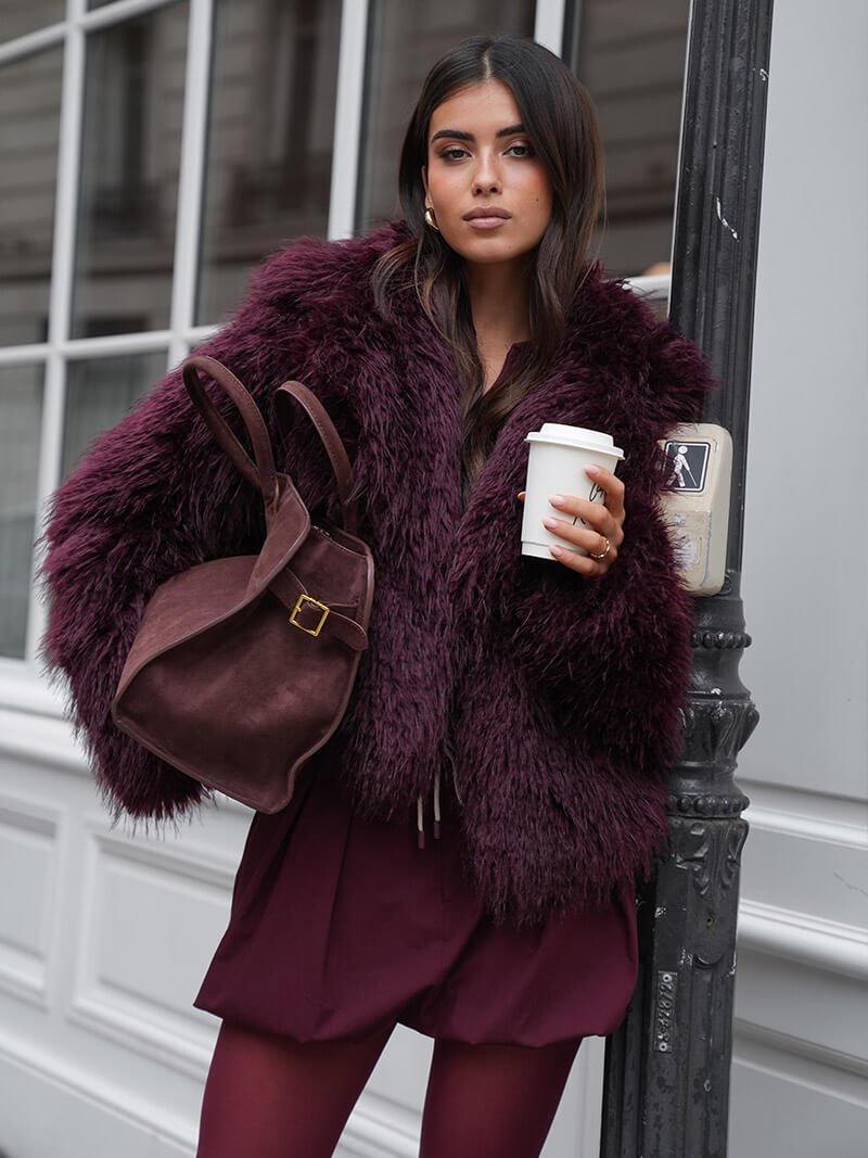 Henna | Grand sac cabas en daim