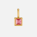 Martha Square Birthstone Necklace — product photograph 7