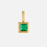 Martha Square Birthstone Necklace — product photograph 5