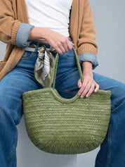 Aprile | Borsa tote oversize intrecciata