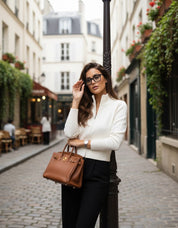 Judy | Women's Zip-Up Knit Cardigan