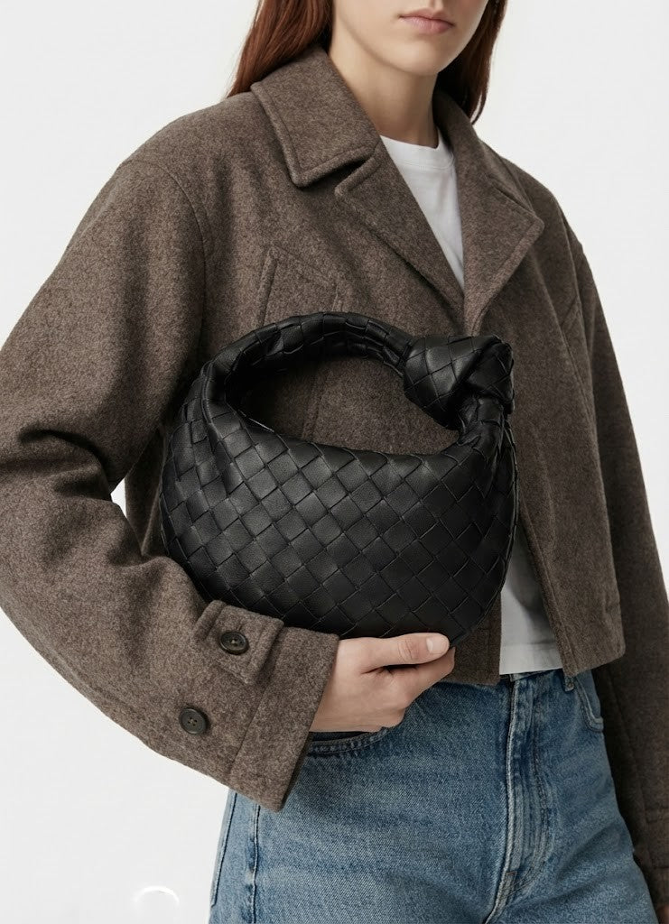 Alina | Woven Mini Shoulder Bag