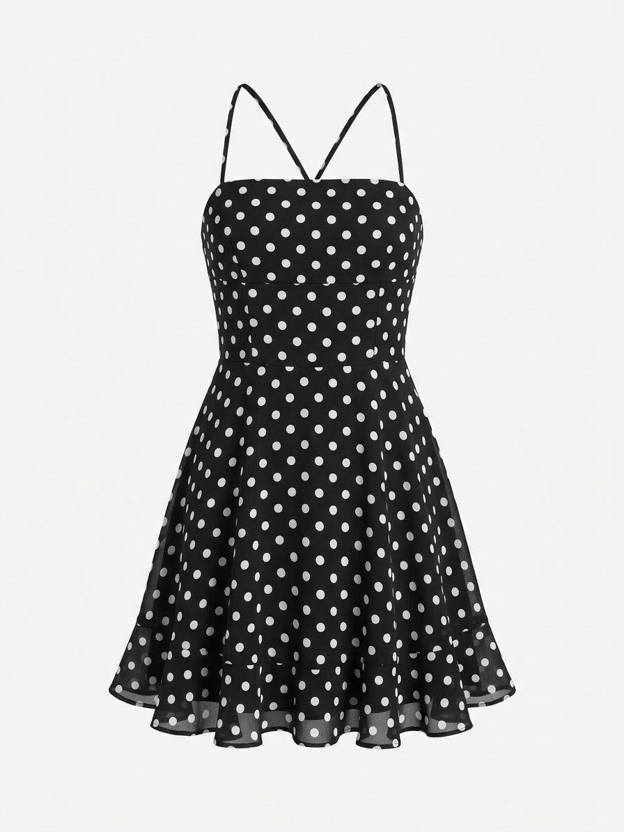 Marie | Polka Dot Mini Dress