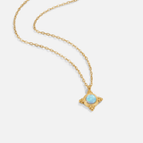 Serena Vintage Blue Necklace