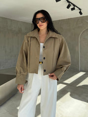 Sarah | Giacca corta stile caban