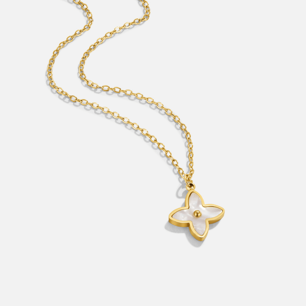 Sarah White Blooming Necklace