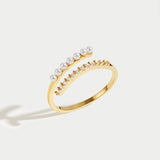 Georgia Pearl-Style Sparkle Ring
