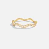 Eloise Sparkle Wave Ring